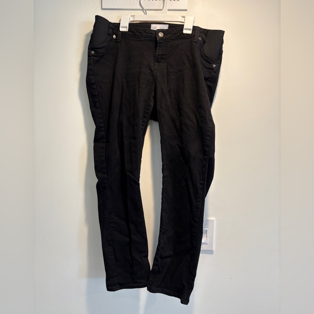 GAP Black Maternity Jeans -14